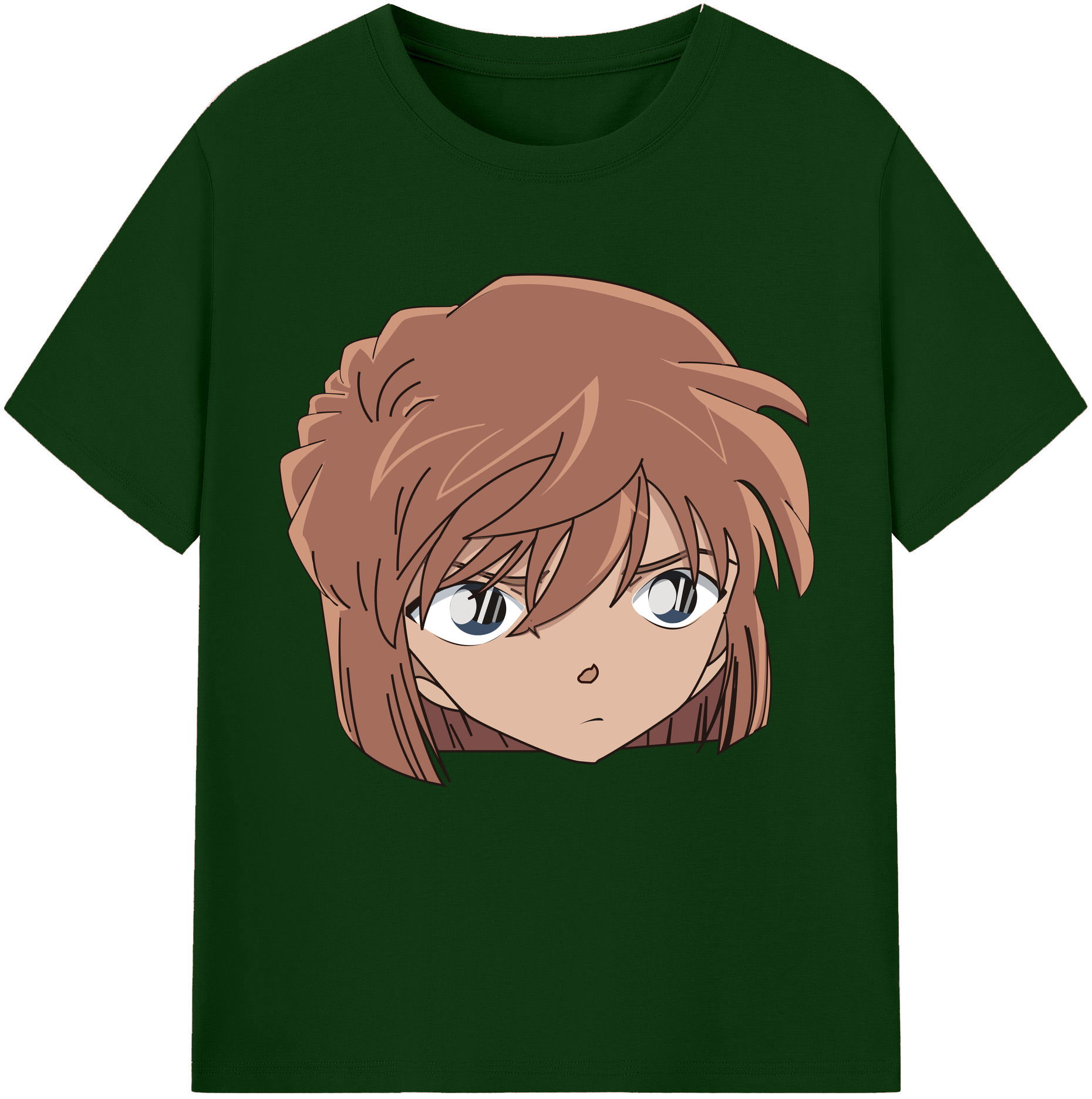 （画像用） 名探偵コナン 灰原 哀 はいばら あい Detective Conan Anita Hailey、Vi Graythorn Haibara Ai 綿100％半袖Tシャツ（フロントプリント）